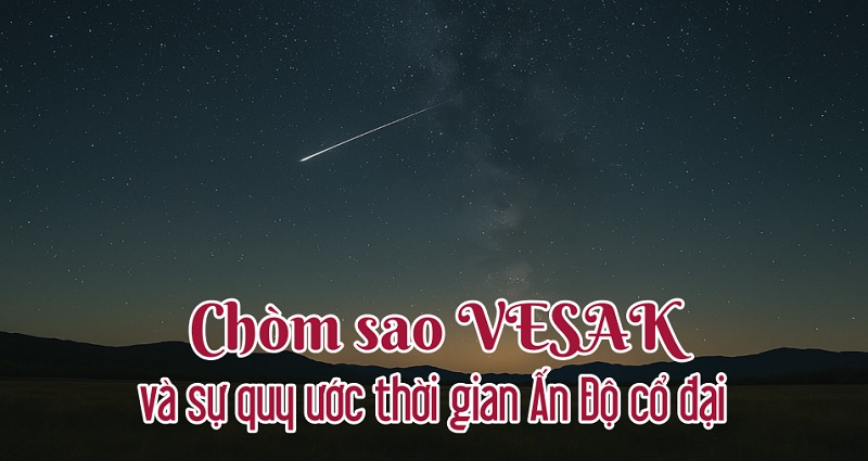 Chòm sao VESAK và sự quy ước thời gian Ấn Độ cổ đại