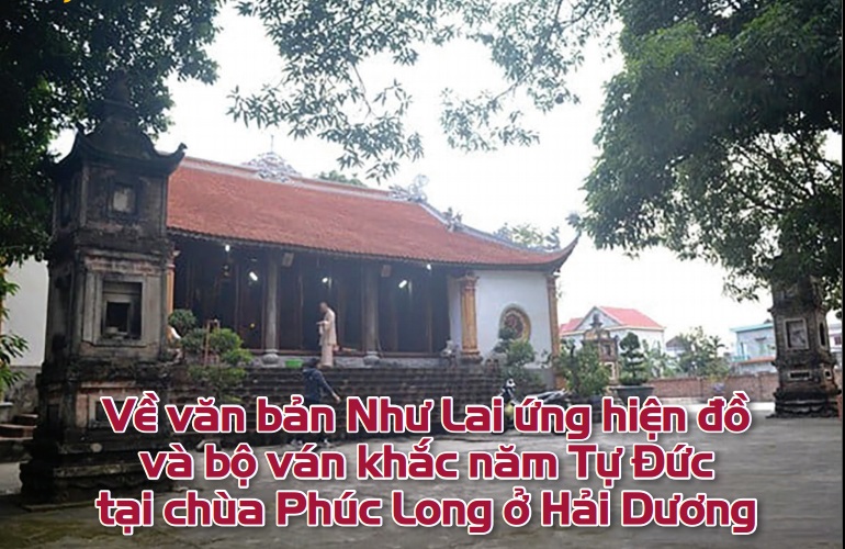 Về văn bản Như Lai ứng hiện đồ và bộ ván khắc năm Tự Đức tại chùa Phúc Long ở Hải Dương
