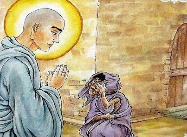 Chuyện cổ Phật giáo: Tôn giả Ca Diếp chỉ nhận bố thí từ người nghèo?