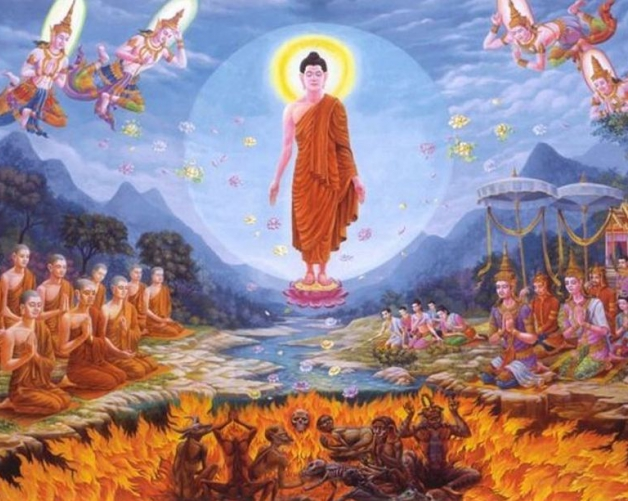 Kinh Ma ha ma da - Phật thăng Đao Lợi thiên vị mẫu thuyết pháp