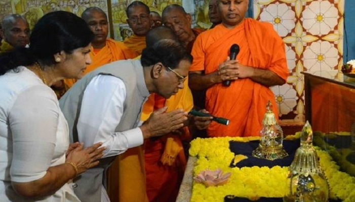 Tổng thống Sri Lanka cam kết hỗ trợ ủng hộ Phật giáo